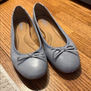 Born light blue Gray Ballet Flats
